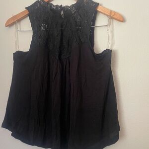 American Rag Black Lace Blouse